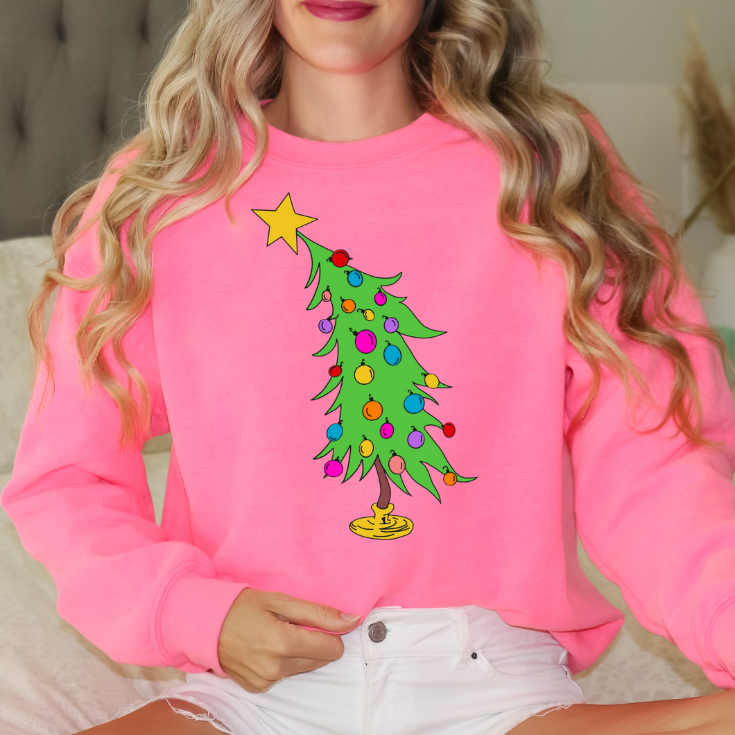 Grinch Tree Sweatshirt