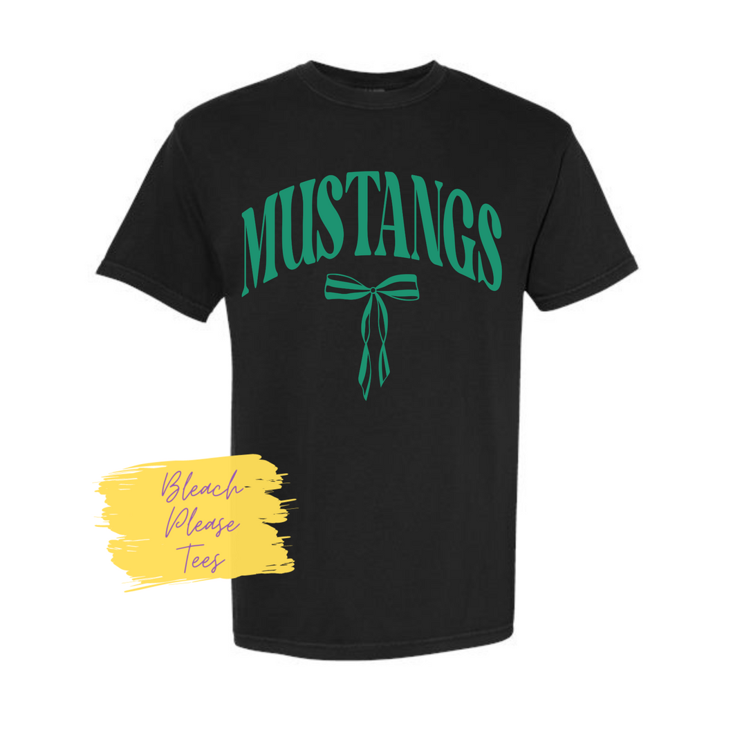 Mustangs Bow Tee