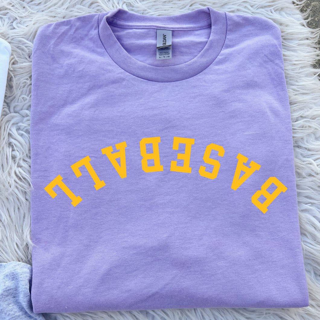 Upside down Baseball Tee