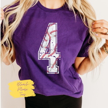 Load image into Gallery viewer, Custom Baseball Number Tee
