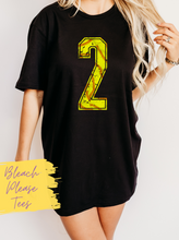 Load image into Gallery viewer, Custom Softball Number Tee
