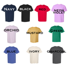 Load image into Gallery viewer, Comfort Color Custom Photo Number Tee Batter
