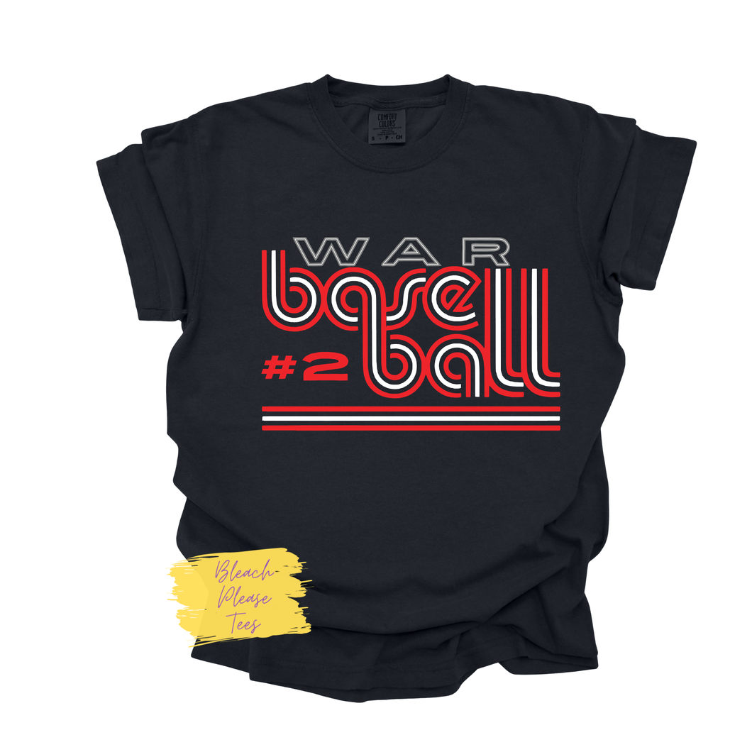 War Baseball Tee