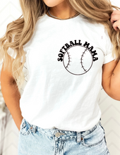 Load image into Gallery viewer, Somebody&#39;s Loud Mouth Softball MAMA Tee
